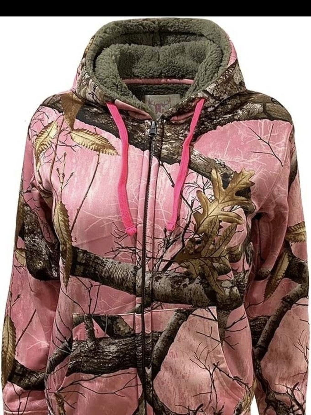 Womens Realtee Small Camo Jacket (K18)